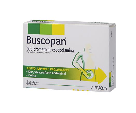 Buscopan 20 drageas adulto e pediátrico/oral